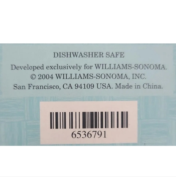 Williams Sonoma Set of 2 Egg Basket Ceramic Party Spreaders Easter 2004 NEW - Picture 3 of 3